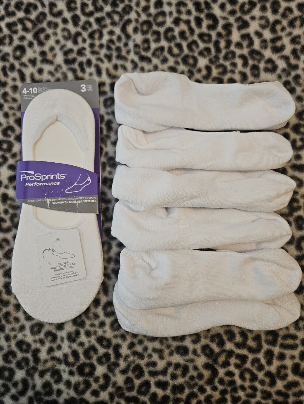 Payless ProSprints Performance White Sport Cut No-Show Liner Socks (9 Pairs)